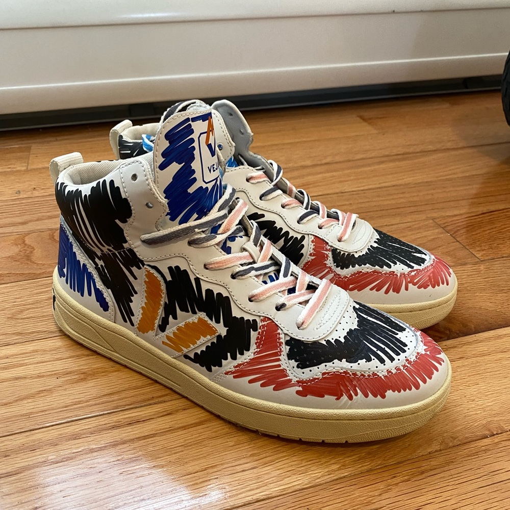 Veja x Marni V-15 Scribble Sneaker